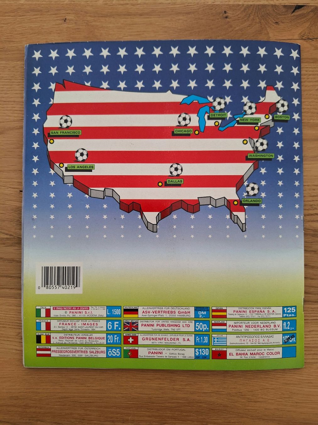 Panini Alben: PANINI WORLD CUP 1994 – Gebraucht aus St. Gallen von Matrix023 9