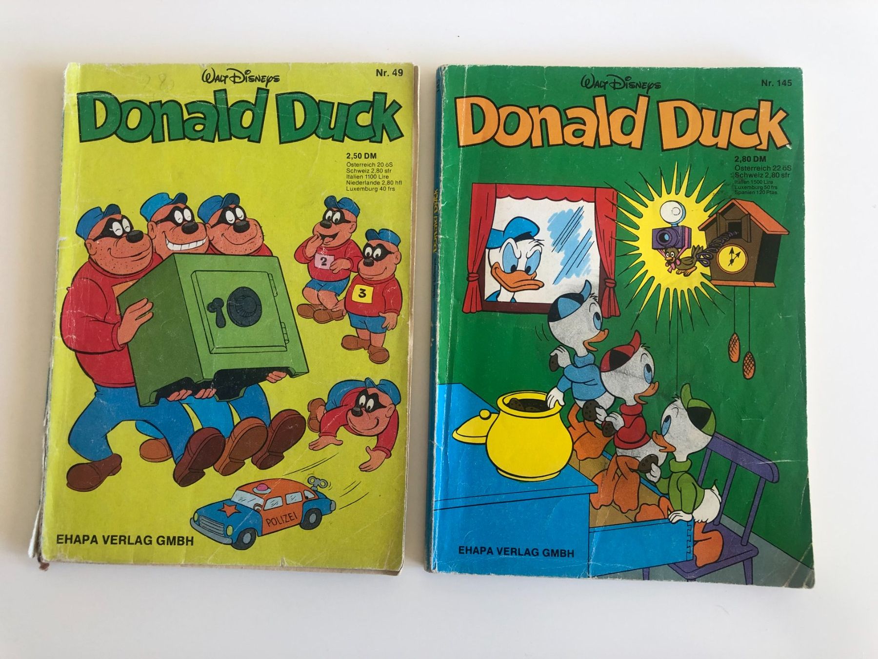 Fumetti: 2 Donald Duck – Usato da Bassersdorf venduto da sammelfloh