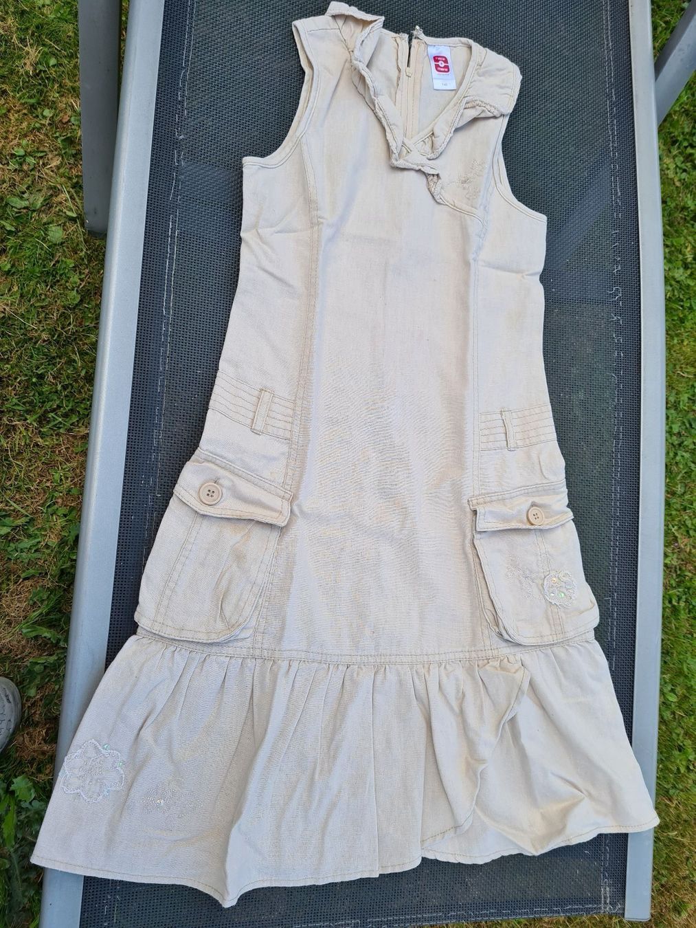 Robes et jupes: Mädchen Leinenkleid, elegant – D'occasion à Amriswil par used2use 1
