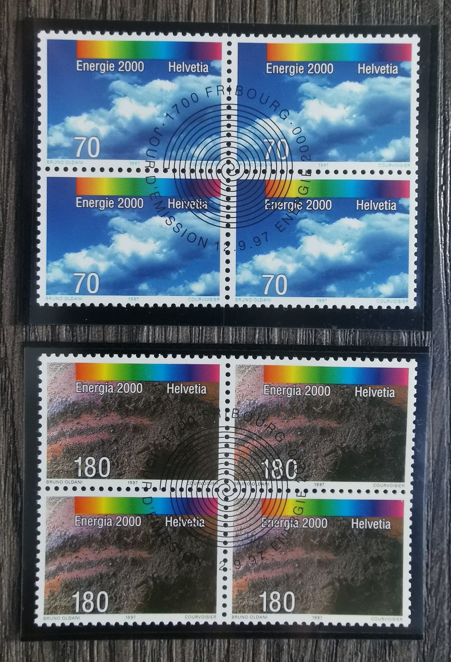 Tutti i francobolli: TR103 Bloc Timbre Suisse 1997 – Usato da Cousset venduto da Patrick_Collections