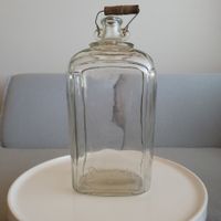 1874-1890 Kanada " Bright's " Weinkanne aus klarem Glas