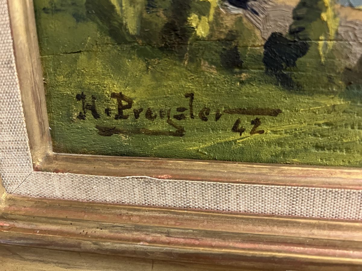 Dipinti: Huile sur panneau signée et datée 42 – Usato da Genève venduto da Qanil77 2