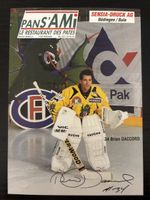 Brian Daccord Autogrammkarte - Eishockey Rarität!