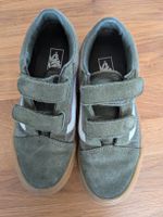 Vans Sneaker olivgrün mit Klettverschluss Grösse 34