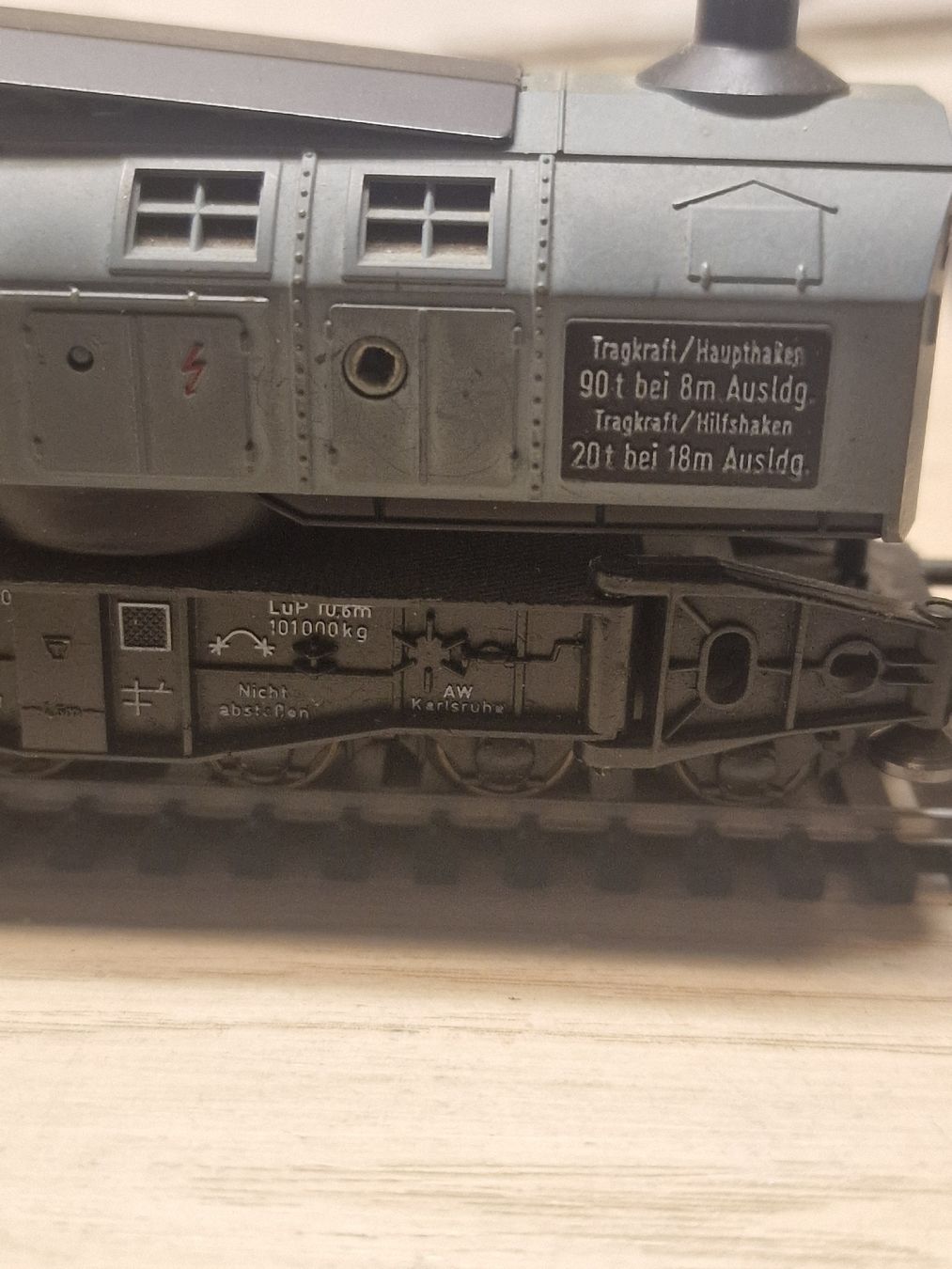 Fleischmann Modelleisenbahnen: Fleischmann 5597 - Dampfkranzug KRUPP/DB HO – Gebraucht aus Herzogenbuchsee von ioa_zcm6 4