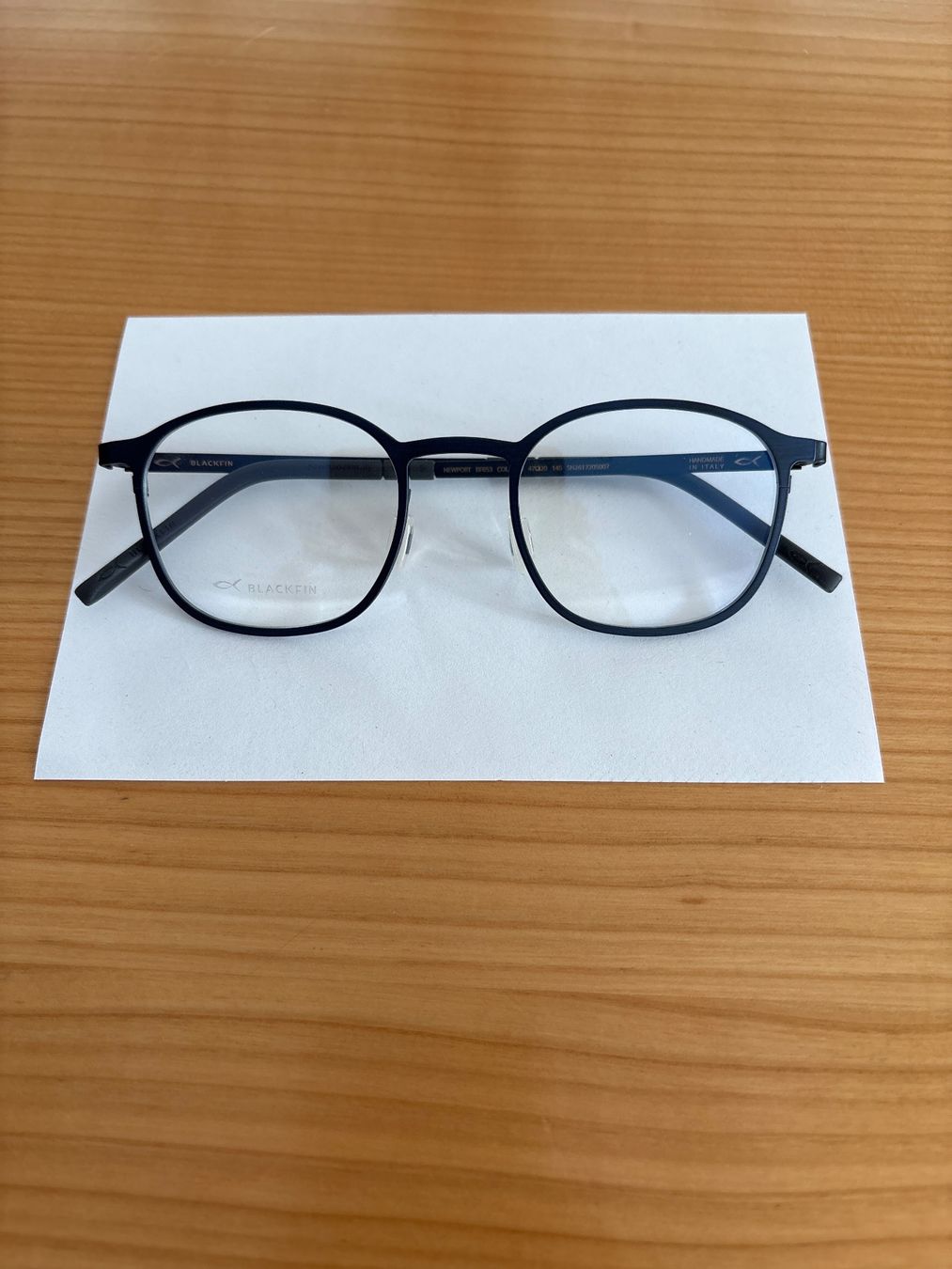Occhiali & Lenti: Brillengestell Blackfin BF 853 Dunkelblau – Nuovo e nell'imballaggio originale da Winterthur venduto da man_7xhj