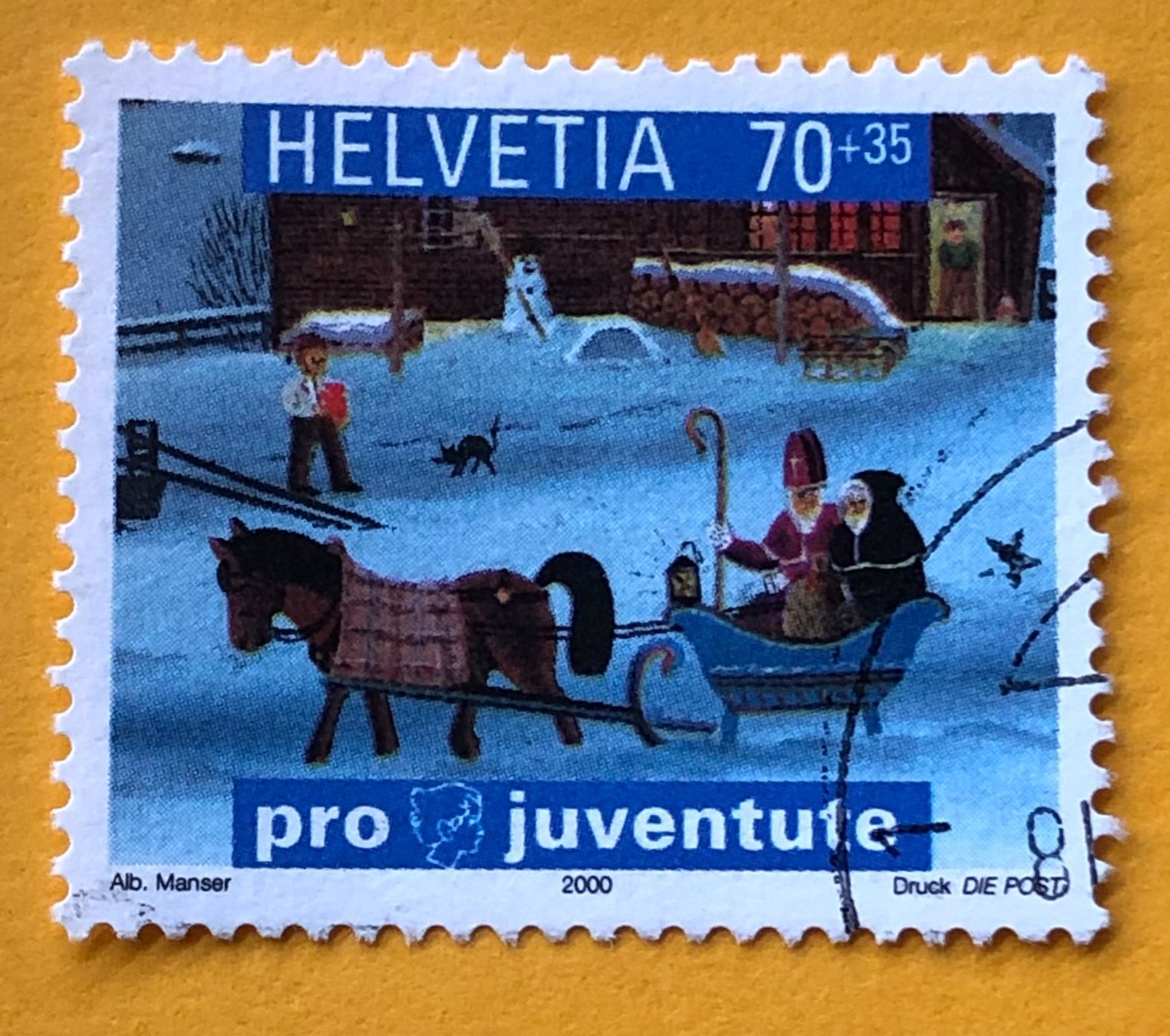 Alle Briefmarken: Nr.J 356 GESTEMPELT 2000 – Gebraucht aus Aarau von Billa007