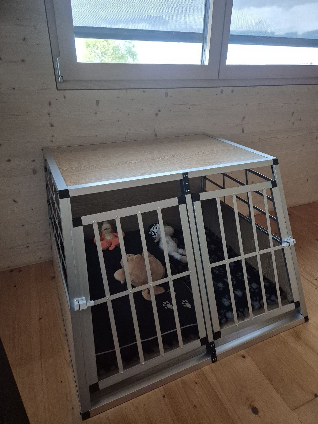 Gabbie, trasporto & Sicurezza: Doppelhundebox Alu – Nuovo (secondo la descrizione) da Schaanwald venduto da Gismo034 3
