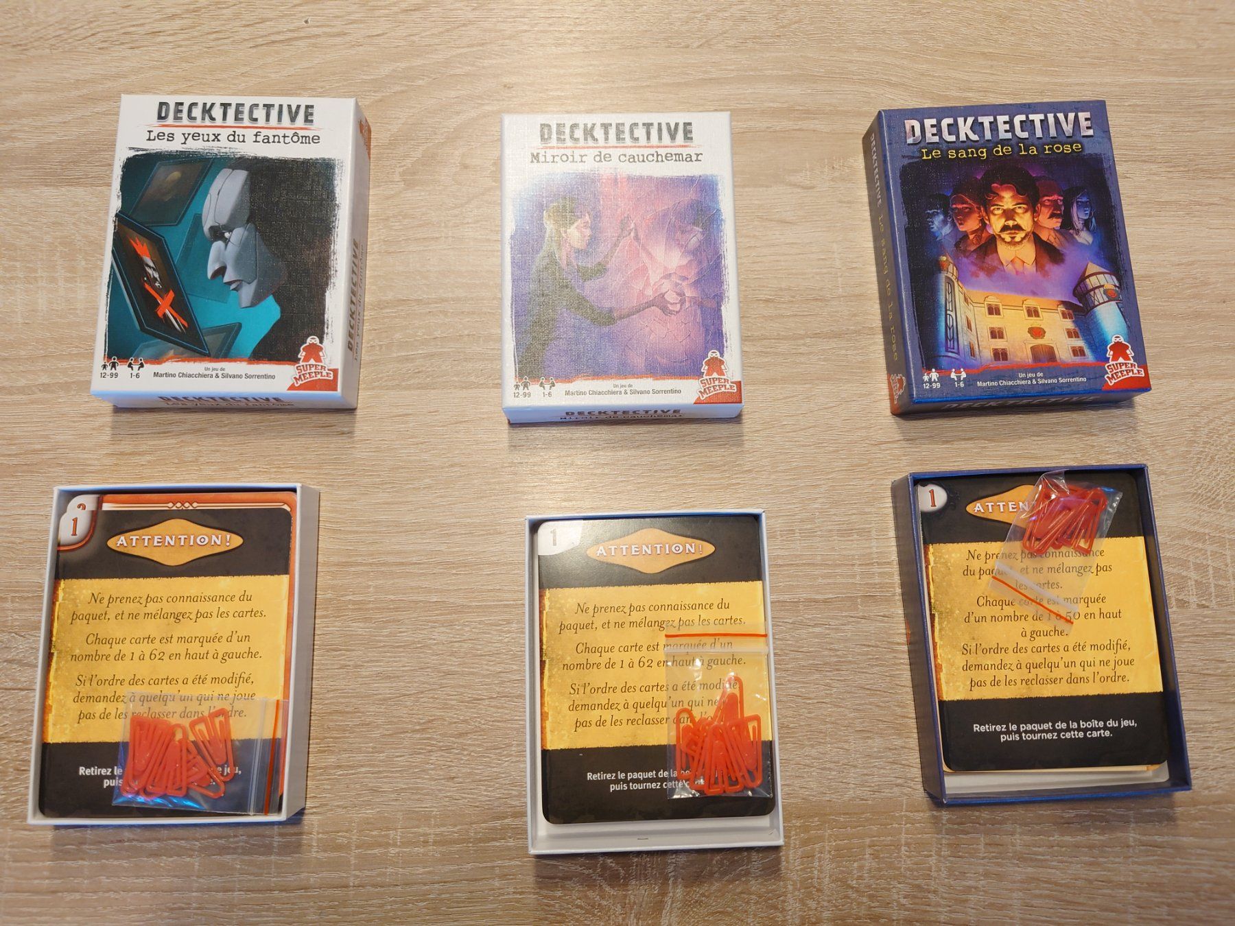 Spiele: Decktective - 3 Jeux d'enquête – Neu (gemäss Beschreibung) aus St-Léonard von wric48 2