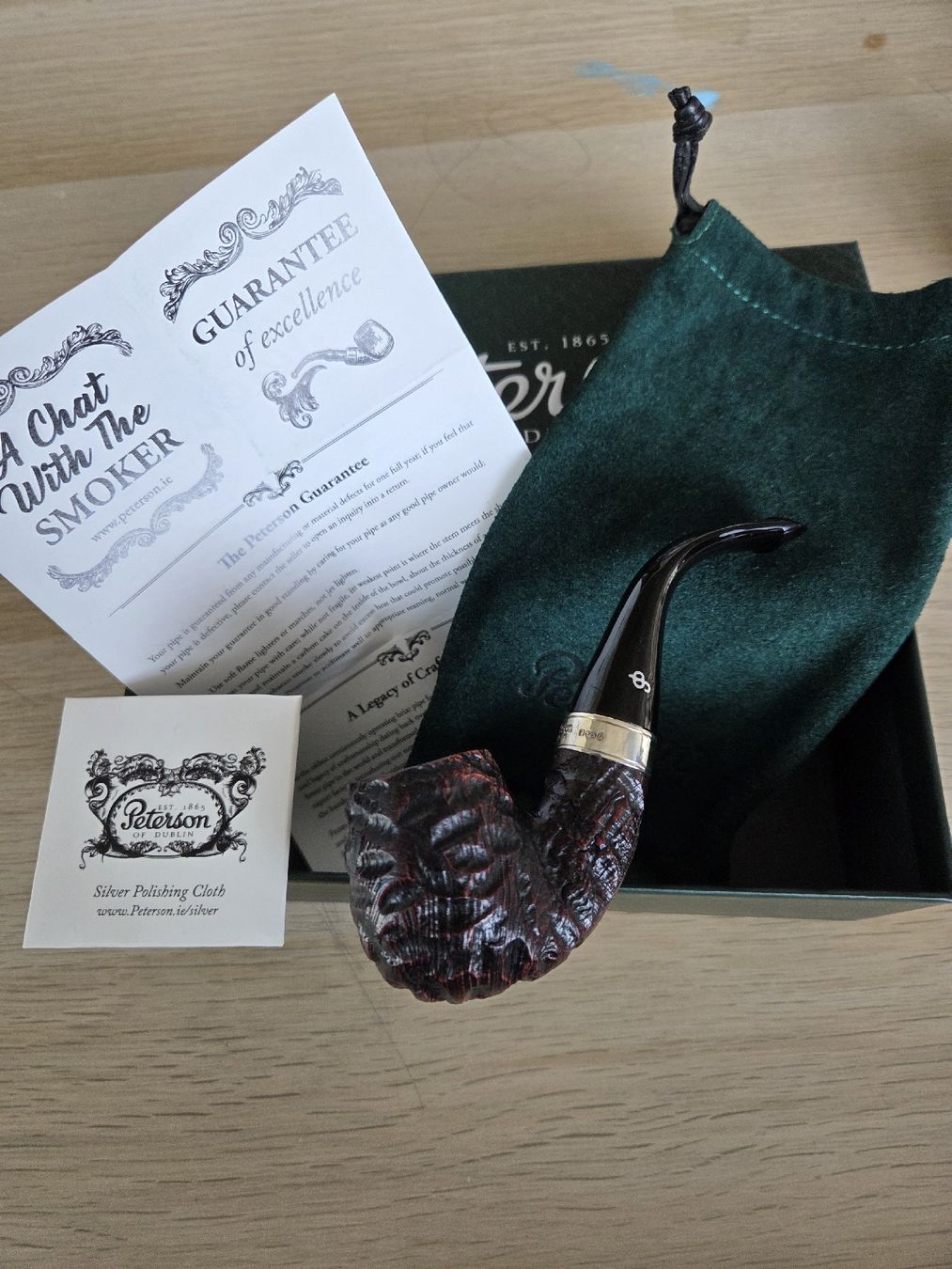 Pipes & Accessoires: Peterson Pfeife. Cobble 221. Neuwertig! – D'occasion à Trimmis par fel_h5jm