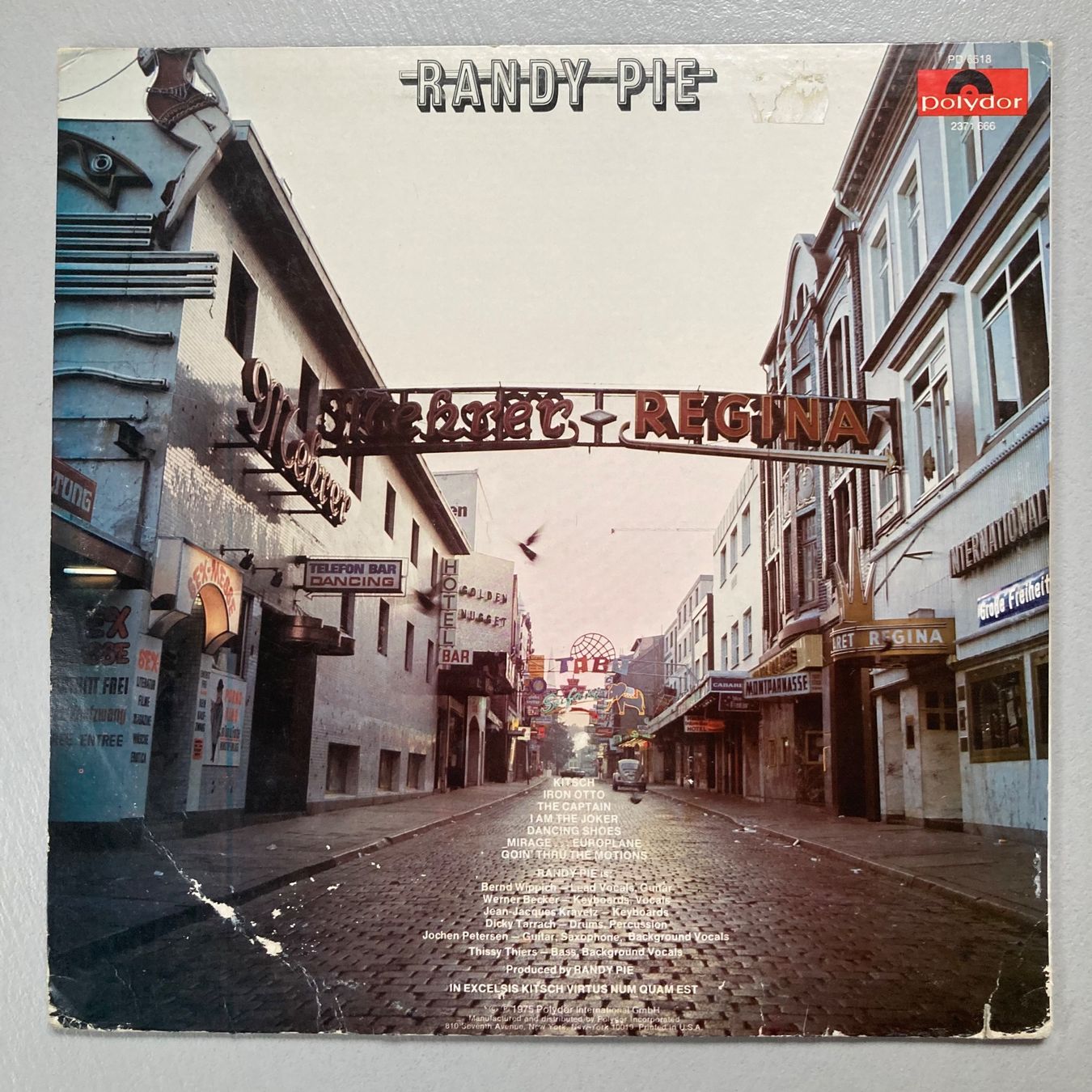 Dischi in vinile: Randy Pie - Kitsch - LP – Usato da dachsen venduto da oheio 1