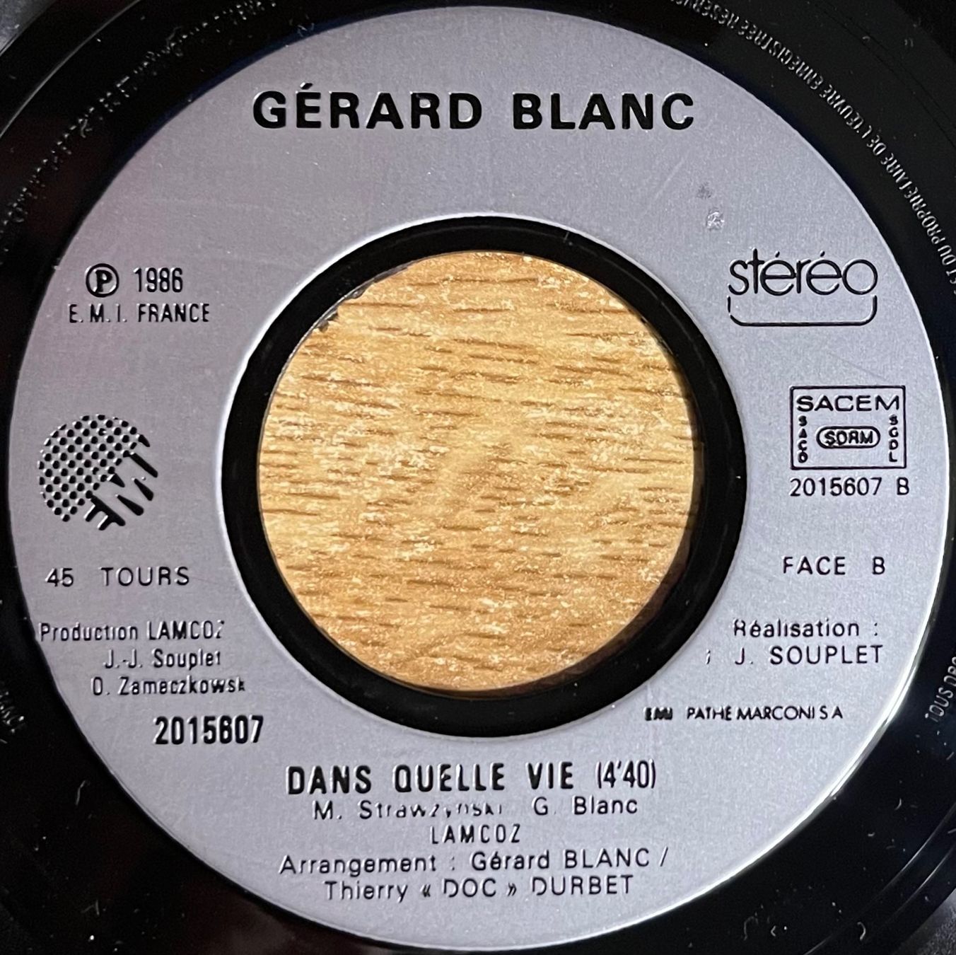 Dischi in vinile: GÉRARD BLANC - UNE AUTRE HISTOIRE – Usato da Bussigny venduto da vinyl-pas-cher 3