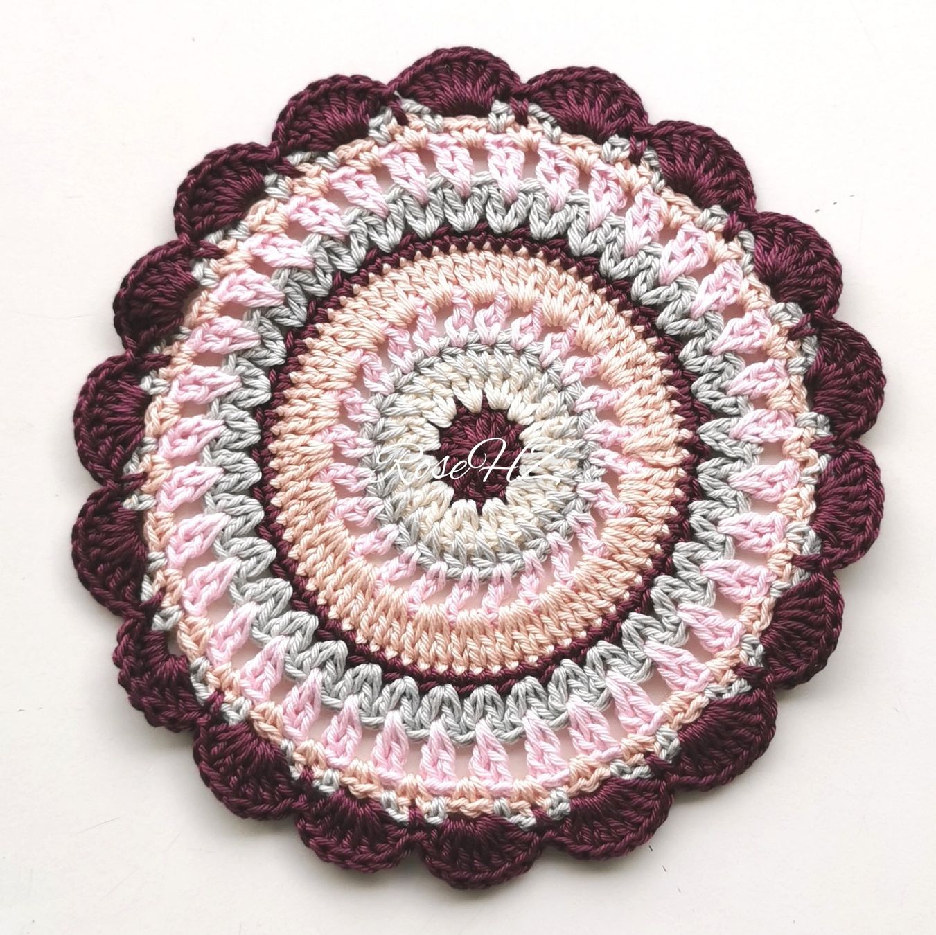 Altra biancheria da tavola: Mandala Gehäkelt 1.Stück Baumwolle 19cm – Nuovo (secondo la descrizione) da Schaffhausen venduto da RoseHaekelzauber