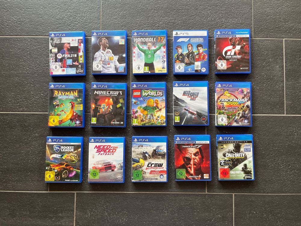 15 PS4 Konsolen Spiele Kaufen auf Ricardo
