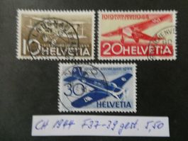 CH 1944 Nr. F37-F39 gestempelt