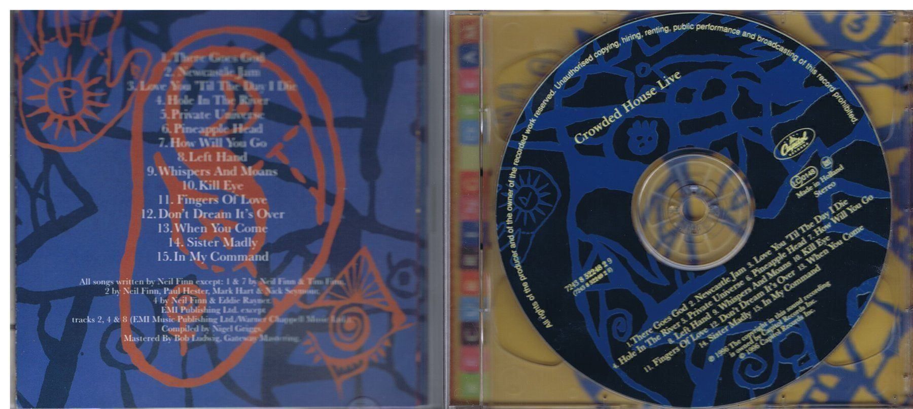 CD: Crowded House / Live (CD) – Usato da Unterengstringen venduto da Lastchance 2