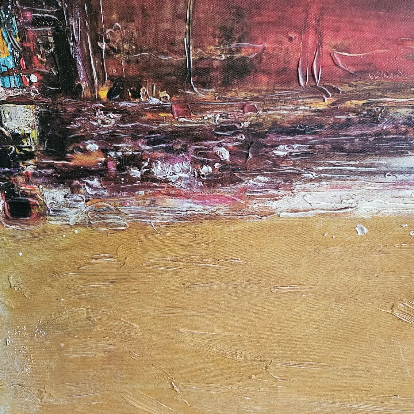 Dipinti: Öl Bild Gespachtelt Moderne Kunst – Usato da Thun venduto da Engel114 4