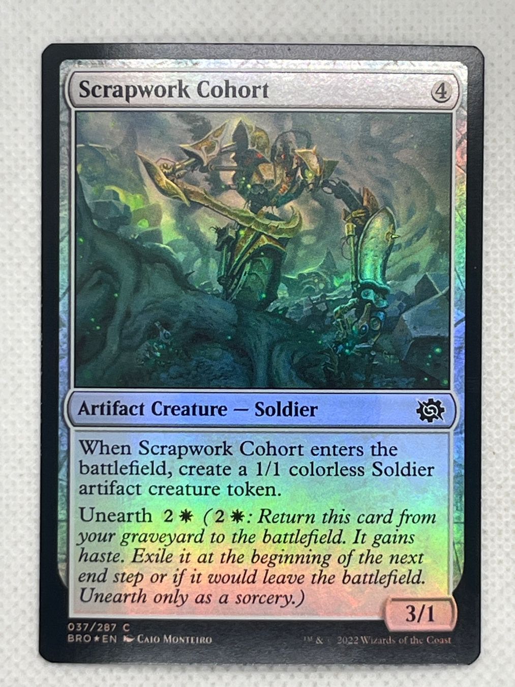 Magic The Gathering Sammelbilder & Trading cards: Scrapwork Cohort Foil – Gebraucht aus Hinterkappelen von Kim1992
