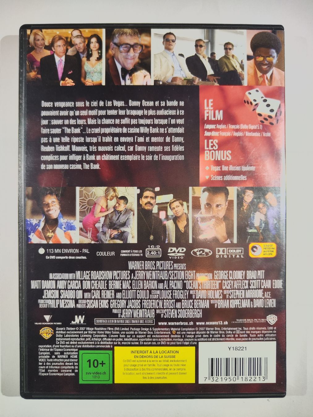 Tutti i DVDs: DVD - Ocean's 13 – Usato da Commugny venduto da Teksen 1