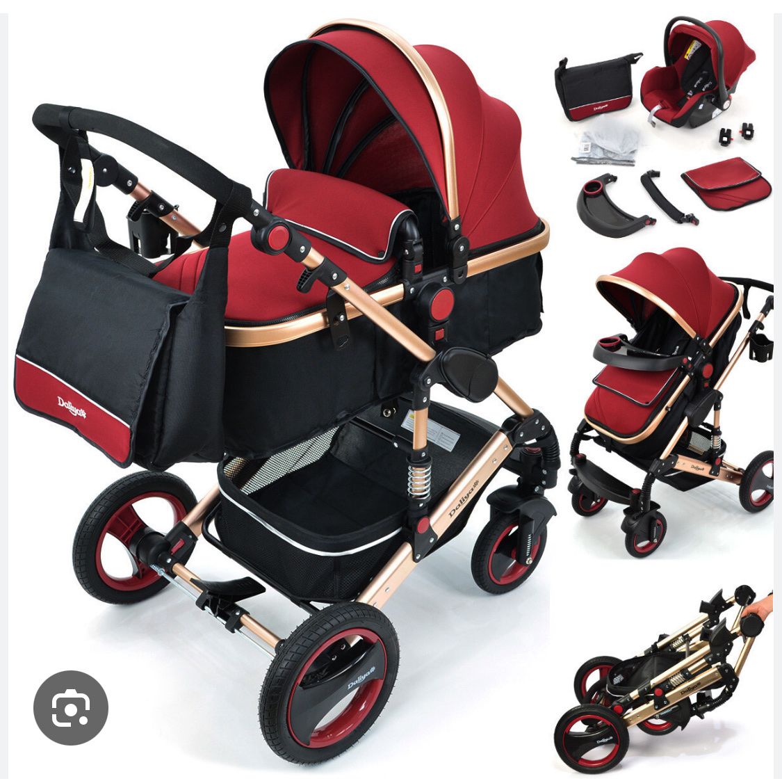 Carrozzine: Daliya 3 in 1 Kinderwagen – Usato da Basel venduto da yir_tj2l