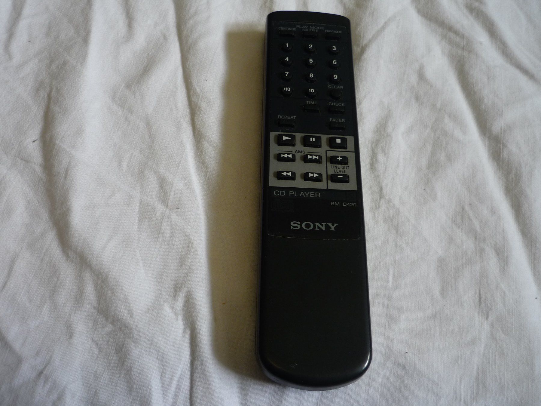 Sony Telecomandi: Sony Audio System CD Player Fernbedienung - RM D420 – Usato da Beringen venduto da Flatretriever 1