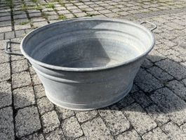 Zinnwanne Garten Kübel 