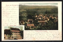 Zunzgen, Gasthof Rössli, Ortsansicht au