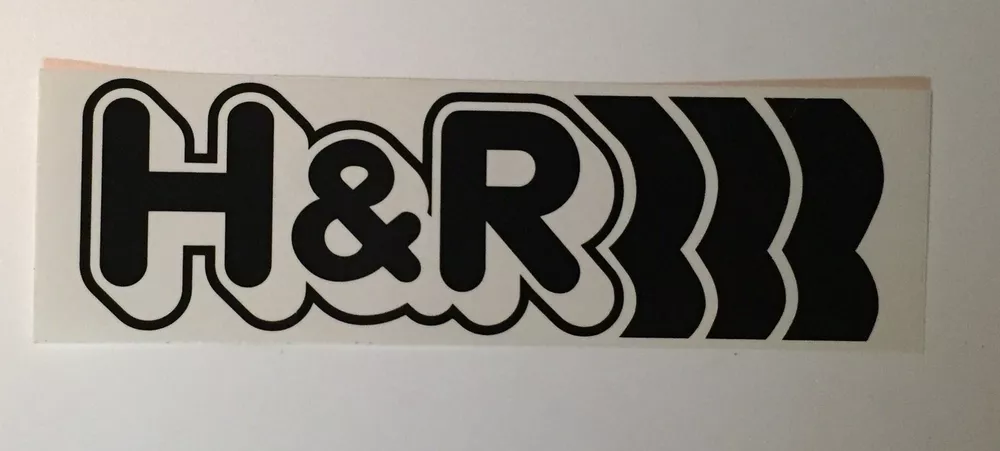 H&R Aufkleber 23x7cm, schwarz (Neu (gemäss Beschreibung)) in Goldach ...