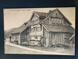 Alte PK / Wirtschaft zur untern Gäbris - Gais Gelaufen 1918