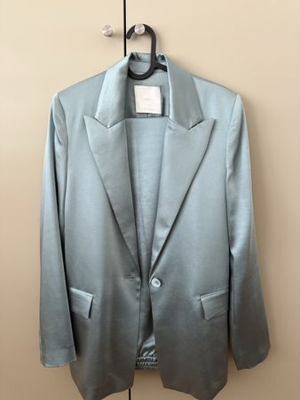 Blazerset mit Hose (Seide) von Mango
