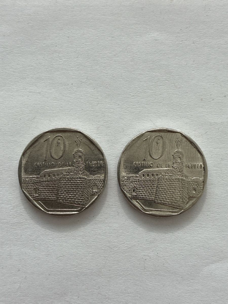 Tutti le monete: Nr. 70: 2 x 10 Centavos, Kuba, 2002 – Usato da Burgdorf venduto da Yakari5165