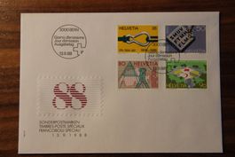 Schweiz 1988 - FDC - Sonderpostmarken II