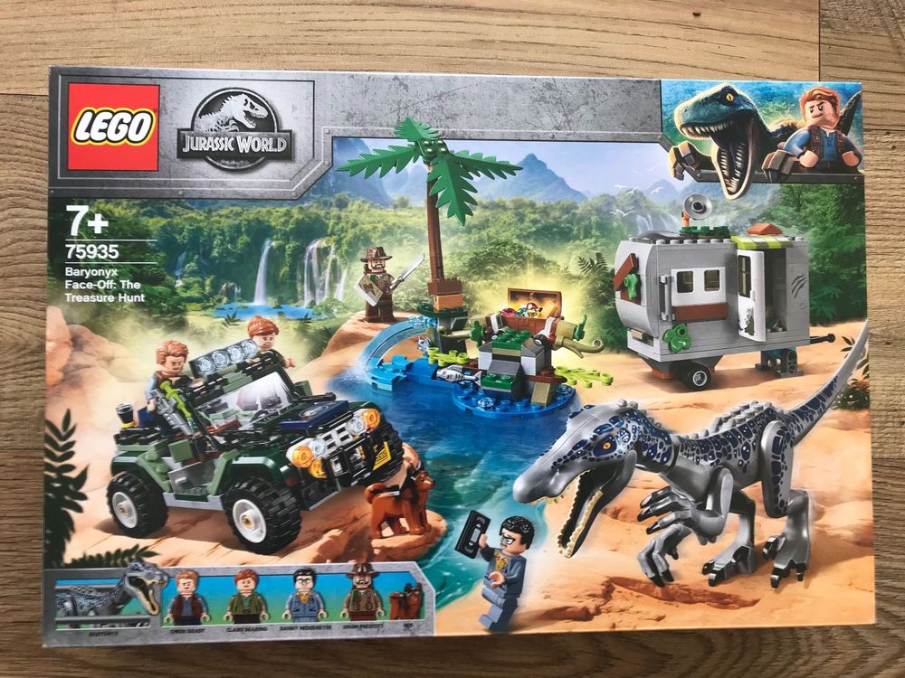 Lego jurassic world 75935 baryonyx Face of treasure hunter | Kaufen auf ...