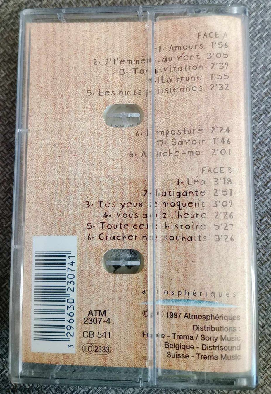 Musicassette: Louise Attaque / MC cassette 1997 – Usato da Le Locle venduto da PereiraHugo 1