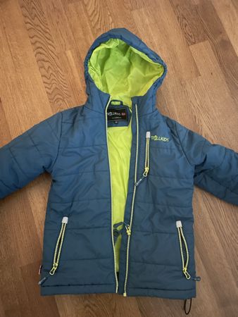 Trollkids Jacke Gr.140 blau