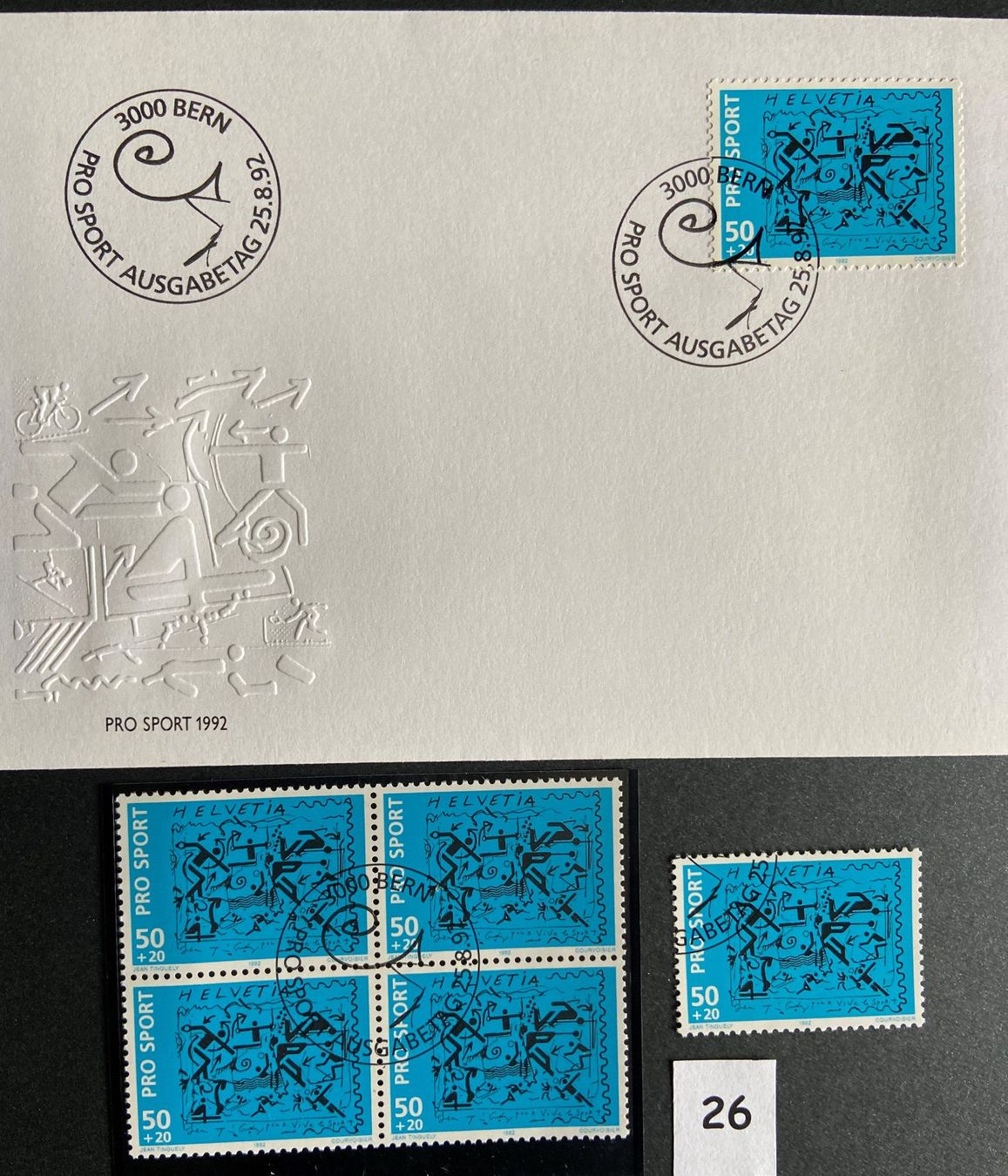 Tutti i francobolli: ET Freimarken Satz 1990 - 92  FDC + 4 er Blöcke – Usato da Böckten venduto da Hansi36 7