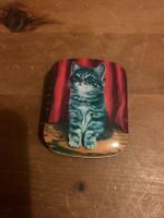 Schönes Blechdöschen mit Katzenmotiv, wie neu