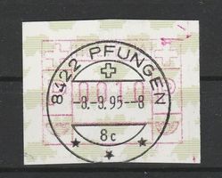 Abart bei Nr. 9 Fleck oben rechts