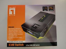 KVM Switch LevelOne KVM-0222 2-Port USB