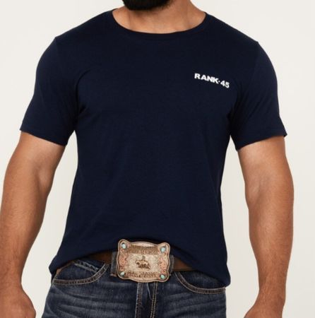 RANK 45 RODEO WESTERN T SHIRT / L