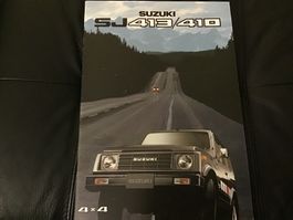Suzuki SJ 413/410 Verkaufsprospekt 24 Seiten