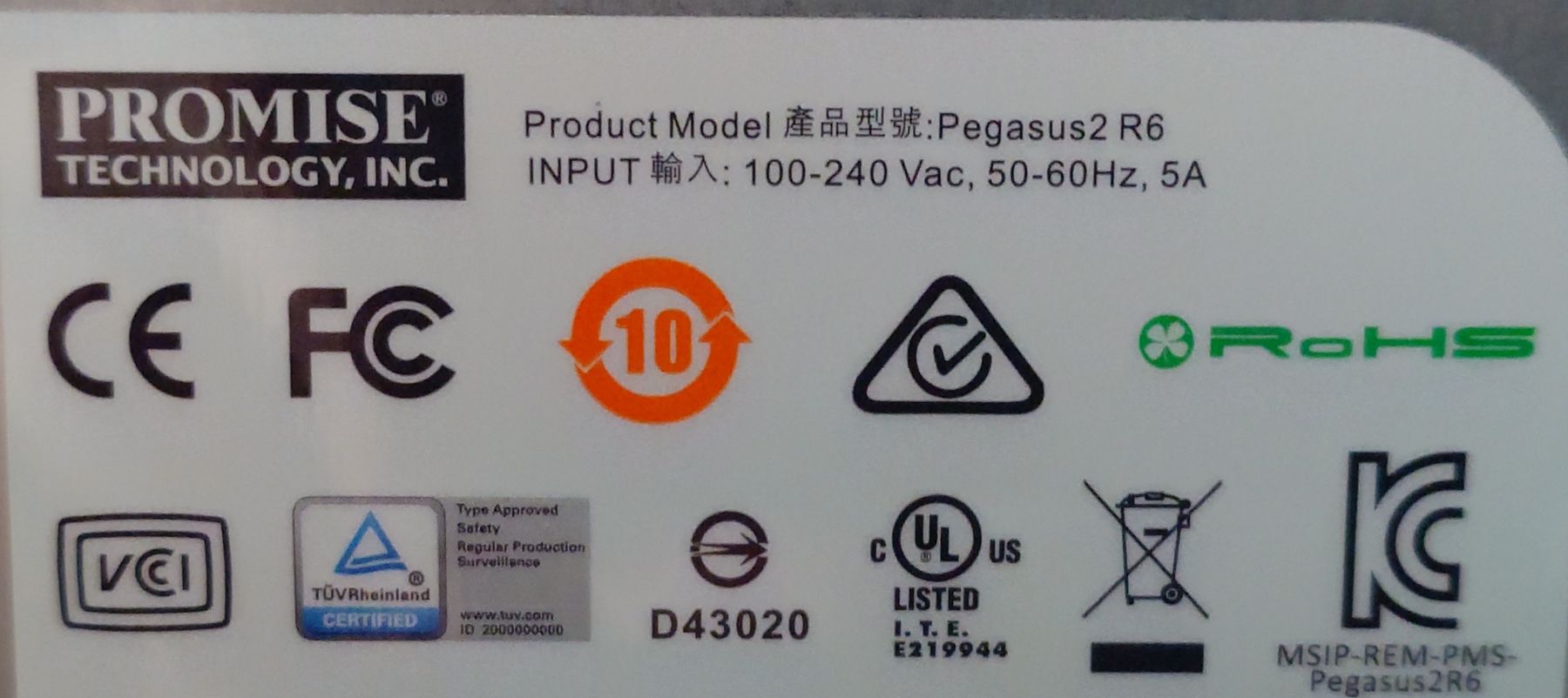 Dischi rigidi: Promise Pegasus 2 R6 - RAID System mit 6 Slots / Hot Swaps – Nuovo (secondo la descrizione) da Ennetmoos venduto da Faders 6