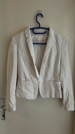Weisser H&M Blazer, Gr. 36, ideal für den Sommer!