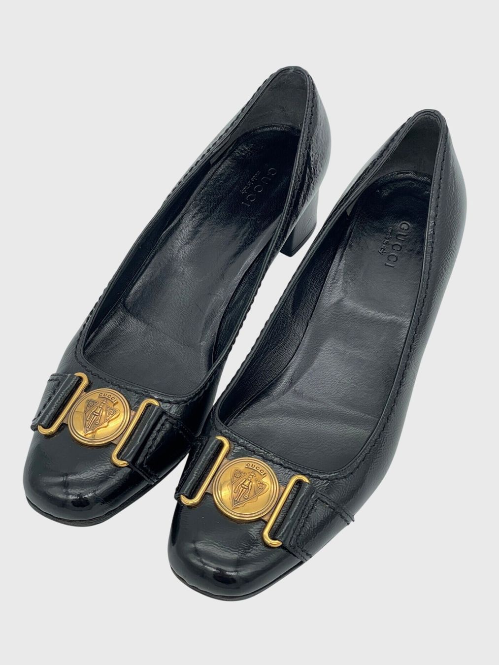 Gucci Scarpe da donna: Gucci Patent Leather Pump EU 38.5 Schwarz – Usato da Zürich venduto da shoe_shop 2
