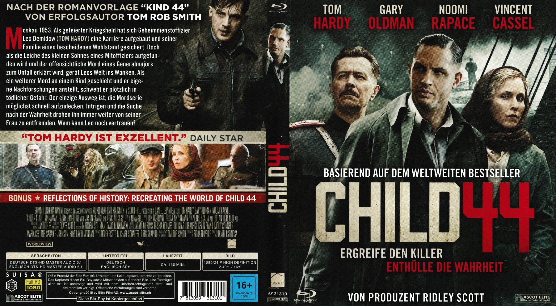 Alle DVDs: Blu-Ray - Child 44 – Gebraucht aus Langnau am Albis von MediaRescuerKeLoX