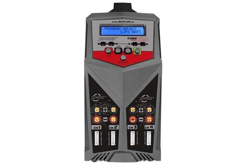 Akkus, Ladegeräte & Netzgeräte: CUBE Quad 100 RC-Plus Super-Ladegerät 4 x 100 Watt – Neu und originalverpackt aus Rüti ZH von Velo-Jimmy