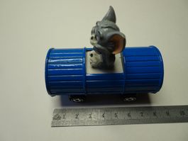 Tom im fahrenden Fass Figur von Tom und Jerry Diecast