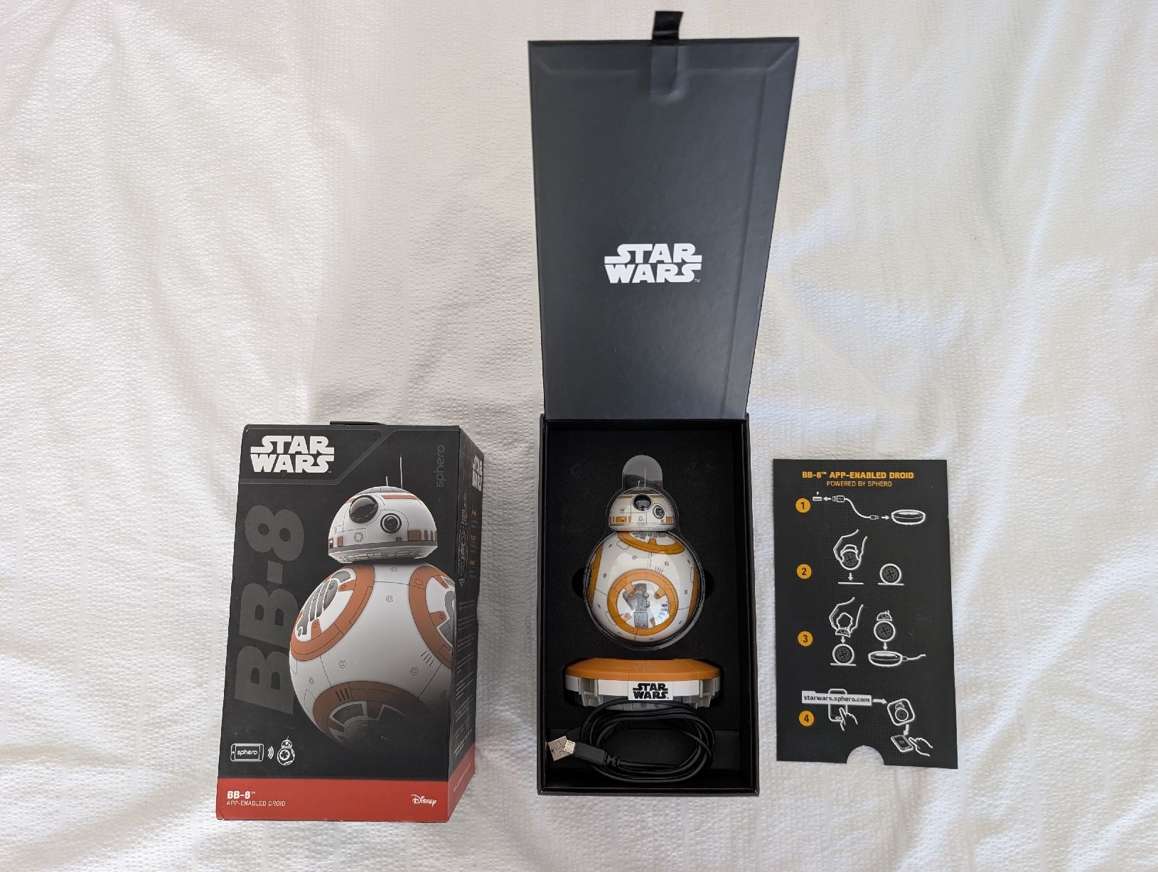 Star Wars Giocattoli: Sphero BB-8 Star Wars Droid - as new with box and cable  – Usato da Zürich venduto da WKSwissTech