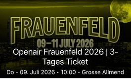 3-tages Ticket Open air frauenfeld