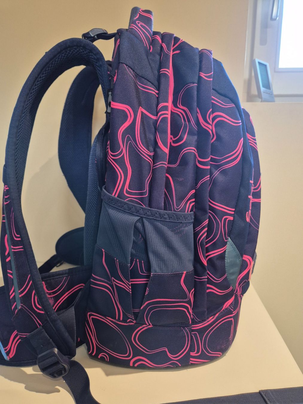 Satch Borse & Zaini: Satch Schulrucksack, blau mit pink – Usato da Dietikon venduto da grafad 2